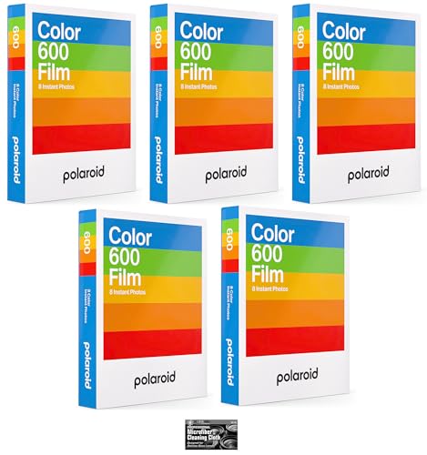 theimagingworld Theimagingworld Polaroid Instant Color Film For Polaroid 600 And Polaroid Now Lab And Onestep Ca 5 PACK