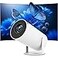 Thunrlge Mini Portable Projector 4K WiFi 6 BT 52 Upgraded Portable Projector Full HD Supported for Phone PC TV HDMI PS5 Laptop Auto Keystone Home Theater 180 Rotation Builtin App White