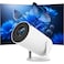 Thunrlge Mini Portable Projector 4K WiFi 6 BT 52 Upgraded Portable Projector Full HD Supported for Phone PC TV HDMI PS5 Laptop Auto Keystone Home Theater 180 Rotation Builtin App White