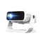 Wielio 2026 Smart Projector Android TV with WiFi 6 and Bluetooth 50 Built in 1000 Apps 240 ANSI Portable Bedroom Mini Movie Projector Support 4K1080P Auto Keystone Zoom