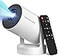 ENUOSUMA Mini Projector with WiFi 6 and Bluetooth 54 Portable Projector 4K Support Built in Apps5W Soundbase Speaker Auto Vertical Keystone 210Rotatable Smart Proyector for Movie Home Outdoor