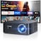 PUTRIMS Ultra BrightGoogle TV4K Support SmartProjector with WiFi 6 and Bluetooth Builtin Apps Outdoor Movie Proyector 1080P Home Theater Auto Focus Projector K12 Gray Standard