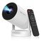 SKUOU Electric FocusMini Portable Projector with 4K Support Bluetooth 54 WIFI6 5watt Sound Base Speaker 260 ANSI Android 11 210 Rotation Auto Keystone Correction Video Projector HY300 PLUS