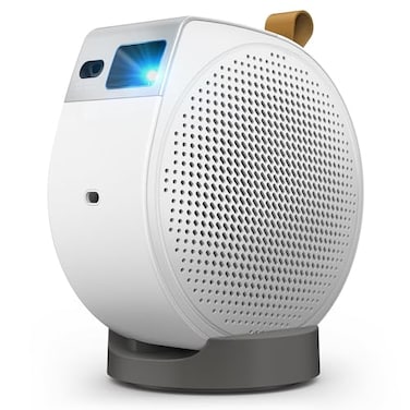 BenQ GV50 Laser Portable Projector 500 Lms Native 1080p 4K Supported Ceiling Projection Tripod Base Rotating Angle Google TV Netflix WiFi Bluetooth Deep Woofer Built in speaker