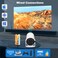 earear Mini Portable Projector Support 4K 1080P with DualBand WIFI6 5G Wireless 50 Bluetooth Android 11160 ANSI180 Rotatable Auto Keystone Correction 35130 Screen Video Projector