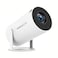 WWSSCCYY Mini Portable Projector 4K WiFi 6 BT 52 Upgraded Portable Projector Full HD Supported for Phone PC TV HDMI PS5 Laptop Auto Keystone Home Theater 180 Rotation Builtin App White