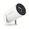 WWSSCCYY Mini Portable Projector 4K WiFi 6 BT 52 Upgraded Portable Projector Full HD Supported for Phone PC TV HDMI PS5 Laptop Auto Keystone Home Theater 180 Rotation Builtin App White