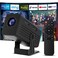 Polaring Mini Projector Portable Projector 4K Support Full HD 1080P Outdoor Movie Projector with WiFi6 and BluetoothAuto Focus with Builtin Apps ProyectorCompatible with HDMIUSBiOSAndroid
