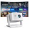 VOPLLS Official Licensed Google TV4K Smart Projector with WiFi and Bluetooth Outdoor Projectors with DolbyAuto Focus Portable Movie Phone Wireless Gaming Wifi Proyector for BedroomHomeCelling