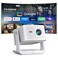 VOPLLS Official Licensed Google TV4K Smart Projector with WiFi and Bluetooth Outdoor Projectors with DolbyAuto Focus Portable Movie Phone Wireless Gaming Wifi Proyector for BedroomHomeCelling