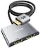 UANTIN DisplayPort to Dual HDMI Adapter 4K 60Hz DP Source to HDMI Splitter Extended Display Adapter for Dual MonitorsDisplay Port Converter for NVIDIA AMD Graphics Card