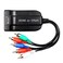 Wiistar HDMI to Component YPbPr Converter HDMI to Male 5RCA Component Adapter and RL Audio Output for TVBOXVHSVCRDVD