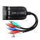 Wiistar HDMI to Component YPbPr Converter HDMI to Male 5RCA Component Adapter and RL Audio Output for TVBOXVHSVCRDVD