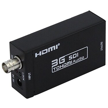 Signal Converter 1080P 3G SDI to HDMI Converter Adapter Support HDSDI 3GSDI Signals Showing SDI2DMI SDI to HDMI