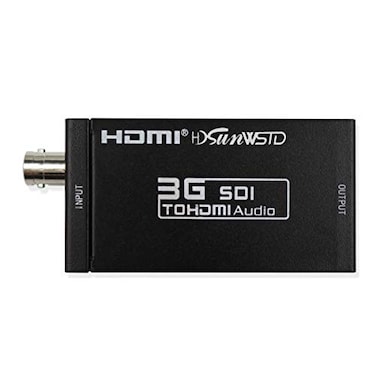 HDSUNWSTD SDI to HDMI Adapter Video Converter Mini 3G HD 720p1080p Sdi Hdmi Adapter for HDSDI and 3GSDI Signals