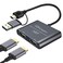 WinRaybot USB to Dual HDMI Adapter 1080P60Hz 2 Port HDMI Splitter Extended Display for PC Dual Monitor Adapter for Laptop USBC to Two HD Converter with Driver Support MacWindows