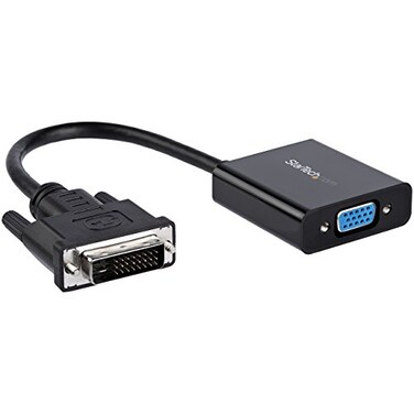 StarTech.com StarTechcom DVID to VGA Active Adapter Converter Cable 1080p DVI to VGA Converter Box DVI2VGAE Black