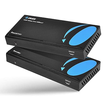 OREI HDMI Over Ethernet Extender up to 230 Feet 4K60Hz with BiDirectional IR PoC 4K HDMI Extender Over Ethernet with HDBaseT Technology for Near Zero Latency