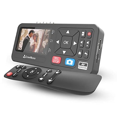 ClonerAlliance ViewLite AV Portable Analog to Digital MP4MP3 Video Audio Converter with Remote Capture CVBSSVideoRCAComposite VHSSettop TV BoxRetro GamingHi8 Recorder No PC Required