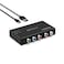 Portta Component to HDMI Converter YPbPr RGB RL Audio to HDMI v13 Converter Adapter Support 1080P 2 Channel LPCM for HDTV PS2 PS3 HDVD Player Wii Xbox