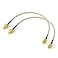 Bingfu WiFi Antenna Extension Cable 2Pack RPSMA Male to RPSMA Female Bulkhead Mount RG316 Cale 30cm 12 inch for WiFi Router Security IP Camera Wireless Mini PCI Express PCIE Network Card Adapter