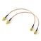 Bingfu WiFi Antenna Extension Cable 2Pack RPSMA Male to RPSMA Female Bulkhead Mount RG316 Cale 30cm 12 inch for WiFi Router Security IP Camera Wireless Mini PCI Express PCIE Network Card Adapter