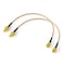 Bingfu WiFi Antenna Extension Cable 2Pack RPSMA Male to RPSMA Female Bulkhead Mount RG316 Cale 30cm 12 inch for WiFi Router Security IP Camera Wireless Mini PCI Express PCIE Network Card Adapter