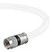 Mediabridge Coaxial Patch Cable 15 ft TripleShielded inWall Rated RG6 Cable with Compression Connectors