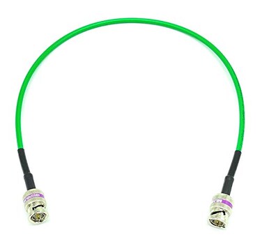 AV-Cables AVCables 12G 4K HD SDI BNC BNC Cable 4855R Mini RG59 10ft Green