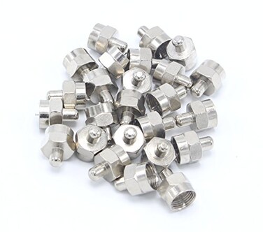 Nippon America 25 Pack F Type 75 Ohm Terminator Coaxial Satellite TV RF Port End Caps