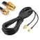 CORONIR 33ft WiFi Antenna Extension Cable Coaxia RP Male to Female Connector for Wireless LAN Router Bridge Cellular Security IP Camera Extension