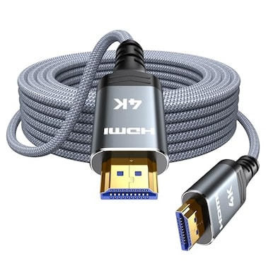 Highwings 4K Fiber Optic HDMI Cable 75FT Long Unidirectional 4K HDR Braided HDMI Cord 18Gbps High Speed with EthernetARC 3D HDCP 22 ARC Compatible for PS5434K HDTVStreaming Media