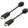 HDSUNWSTD HDMI Over Ethernet Cat5e Cat6 RJ45 Ethernet Cable Male to Female HDMI to RJ45 Ethernet Network Converter 2 Ports up to 196ft60m Transmitter Receiver Power On Support Full 1080p from Displays