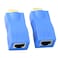 XMSJSIY HDMI Extender HDMI to RJ45 Network Cable Extender Converter Repeater Over Cat 5e6 1080p up to 30m for HDTV PS4 STB Request Pure Copper Cat 5e6 Wire Not Support HDCP