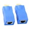XMSJSIY HDMI Extender HDMI to RJ45 Network Cable Extender Converter Repeater Over Cat 5e6 1080p up to 30m for HDTV PS4 STB Request Pure Copper Cat 5e6 Wire Not Support HDCP