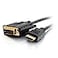 C2G Legrand DVI to HDMI Cable DVID Male to HDMI Male Black HDMI Adapter Cable 3 Meter 984 Feet BiDirectional Adapter Cable 1 Count 42517