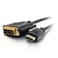 C2G Legrand DVI to HDMI Cable DVID Male to HDMI Male Black HDMI Adapter Cable 3 Meter 984 Feet BiDirectional Adapter Cable 1 Count 42517