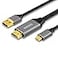 WJESOG HDMI to USB C Adapter Cable 66ft 4K60Hz with USB Power AdapterHDMI Male to Type C Male Converter Support Touch for New MacBook ProMac AirNreal Air VR