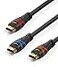 BlueRigger 4K HDMI Cable 6FT 3 Pack 8K 60Hz HDR HDCP 23 High Speed 48Gbps