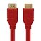 Cmple HDMI Cable 15FT High Speed HDTV UltraHD UHD 3D 4K 60Hz18Gbps 28AWG HDMI Cord Audio Return 15 Feet Red