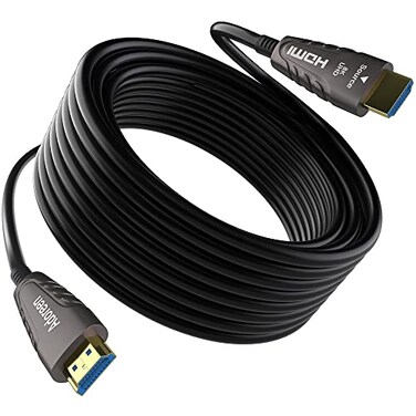 Adoreen 8K Fiber Optic HDMI 21 Cable 40 Feet Active Optical HDMI Cord for 8K60Hz 4K120Hz 2K240Hz Dynamic HDR eARC HDCP2223 444 3DCompatible PS5PS4Ultra HD TV122m