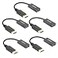 Anbear DisplayPort to HDMI Adapter Display Port to HDMI CableMale to Female for DisplayPort Enabled Desktops and Laptops Connect to HDMI Displays 5PACK
