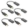 Anbear DisplayPort to HDMI Adapter Display Port to HDMI CableMale to Female for DisplayPort Enabled Desktops and Laptops Connect to HDMI Displays 5PACK