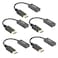 Anbear DisplayPort to HDMI Adapter Display Port to HDMI CableMale to Female for DisplayPort Enabled Desktops and Laptops Connect to HDMI Displays 5PACK
