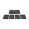 J-Tech Digital JTech Digital HDMI Extender Splitter 1x4 Over Single Cat5e6 Ethernet Cable Up To 164ft Supports PoC HDMI Loopout IR Control EDID Switch