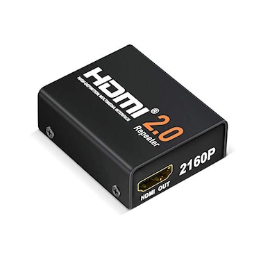 JerGO 4K2K 1080P 3D HDMI Booster HDMI 20 Signal Amplifier Repeater Boost Up to 200ft Transmission Distance 18Gbps Bandwidth for HDTVPS4 Oculus and More HDMI 20