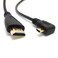 chenyang CY Right Angled 90 Degree Micro HDMI to HDMI Male HDTV Cable 150cm for Cell Phone Tablet