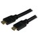 StarTech.com StarTechcom 25ft Plenum Rated HDMI Cable 4K High Speed Long HDMI Cord wEthernet 4K30Hz UHD 102 Gbps HDCP 14 in Wall Plenum HDMI 14 Display Cable HDMI to HDMI Computer to TV Cable HDPMM25