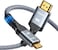 Highwings Mini HDMI to HDMI Cable 10FT 4K 60Hz High Speed HDMI to Mini HDMI Cable Male BiDirectional 20 Cord for HDTV Tablet Camera and Camcorder Aluminum Shell Nylon Braided
