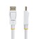 StarTech.com StarTechcom 10ft 3m White VESA DisplayPort 12 Cable 4K 60Hz 216Gbps Latching DP Connectors DP 12 Cable